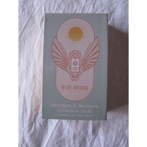 NEW Wise Words Reclaim & Restore Affirmation Cards for Healing, Self Love/Care! - Picture 1 of 5